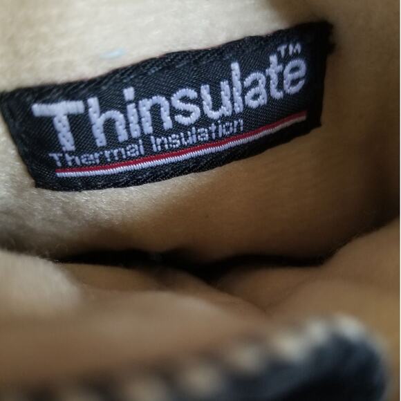 Thinsulate Thermal Insulation Winter Gloves Vintage Suede Leather Black XL Men - Picture 3 of 6